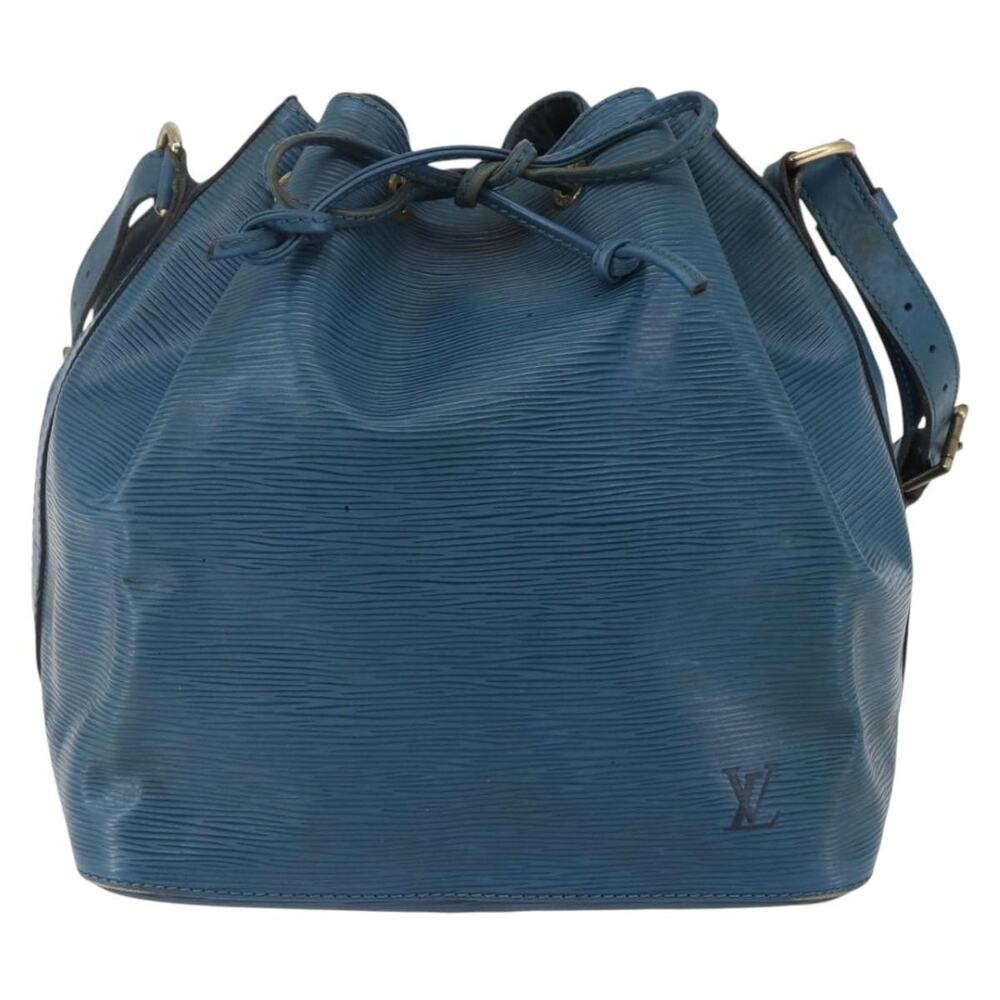 Louis Vuitton Epi Petit Noe Bucket Bag Blue